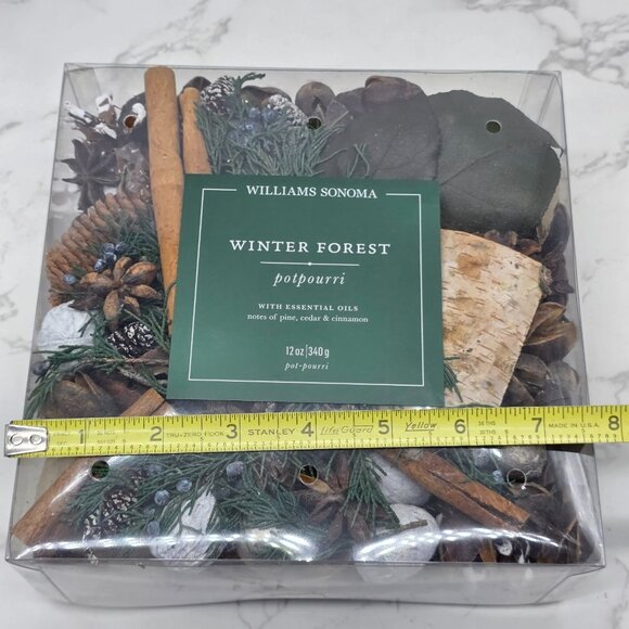 WILLIAMS SONOMA Winter Forest Potpourri 12 oz Essential Oils Pine Cedar Cinnamon - Picture 5 of 6